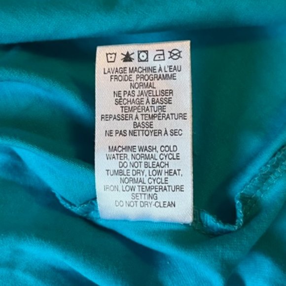 2/$35  mySTYLE T-shirt Turquoise Colour Ladies Size Medium - Picture 8 of 8